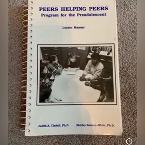 Peers helping peers- program for the preadolescent- leader manual! Like new!